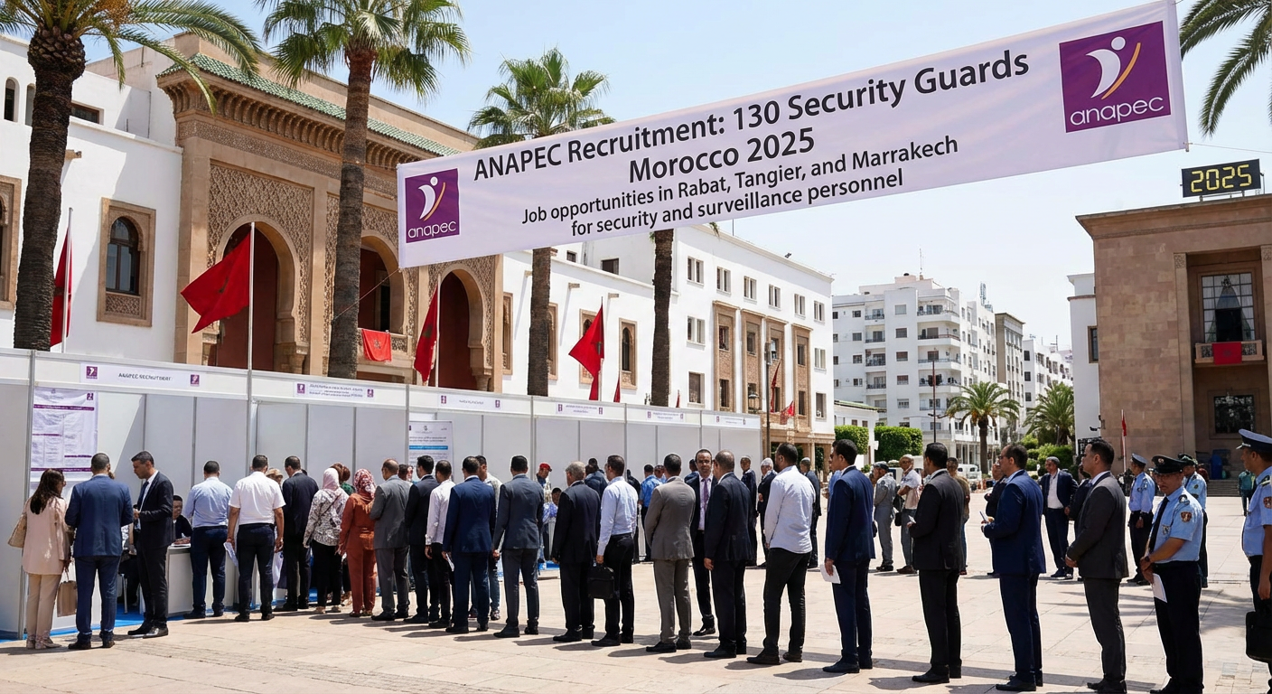 وكالة ANAPEC مطلوب 130 حارس أمني