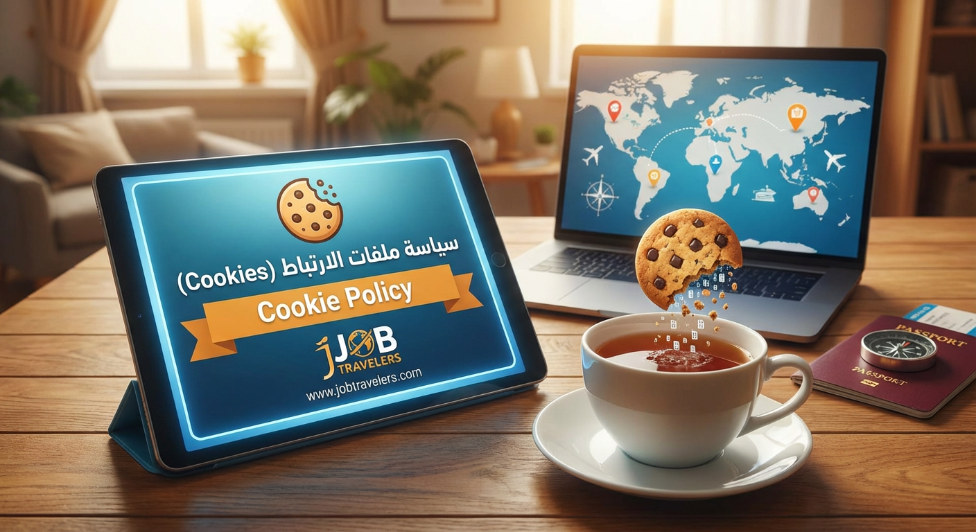 JobTravelers، سياسة ملفات الارتباط (Cookies)