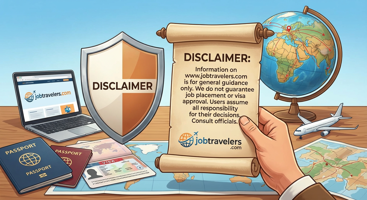 إخلاء المسؤولية (Disclaimer) - jobtravelers
