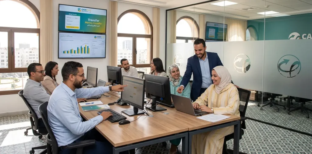 فرصة العمل أو التدريب بوكالات Cash Plus 2026