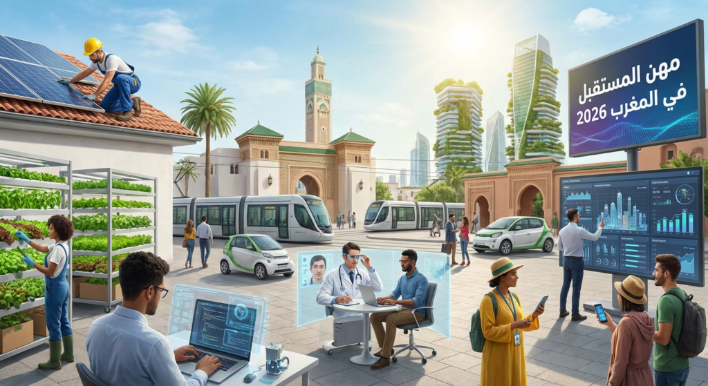 ما هي المهن المطلوبة في المغرب مستقبلاً 2026؟