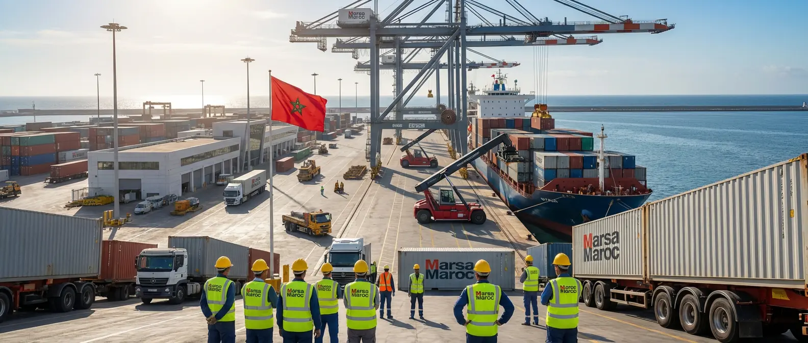 مباراة توظيف Marsa Maroc 2026: توظيف 25 مشغلًا وسائق آليات بالموانئ
